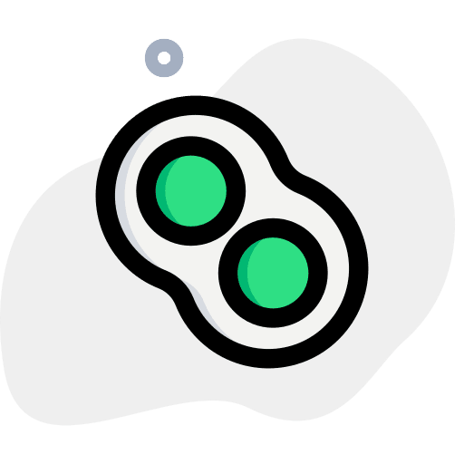 Viral viral bacterium microorganism icon