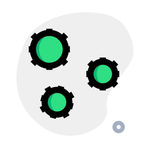 Attack research microorganism bacteria icon