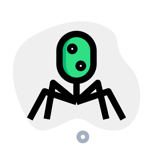 Virus attack research bacteria virus attack icon