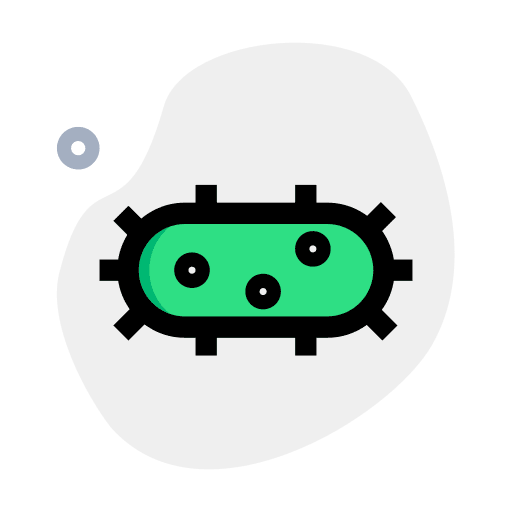 Virus transmission research cell biology icon