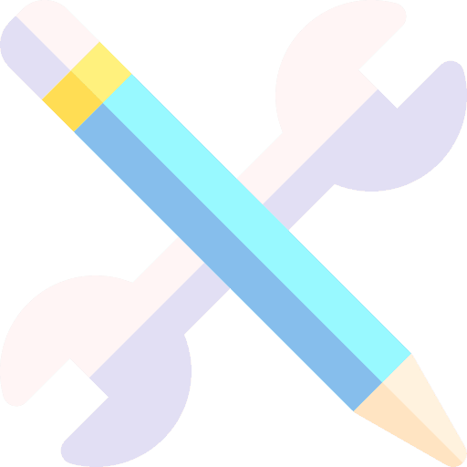 Setup work construction and tools options icon