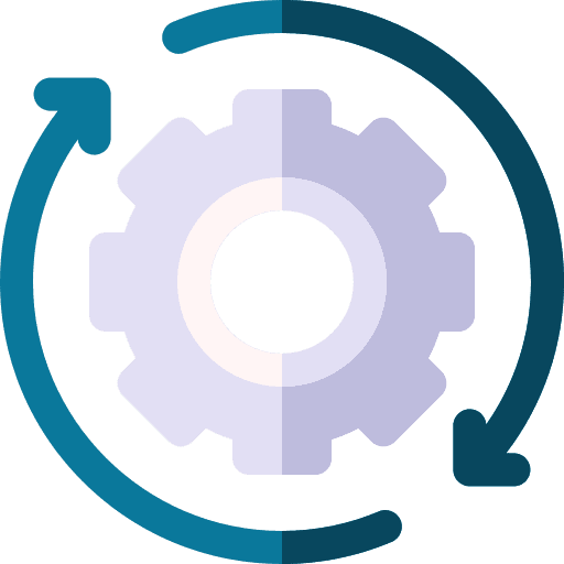 Update gear button operating system icon
