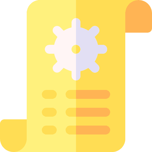 Check list execution files and folders archive icon
