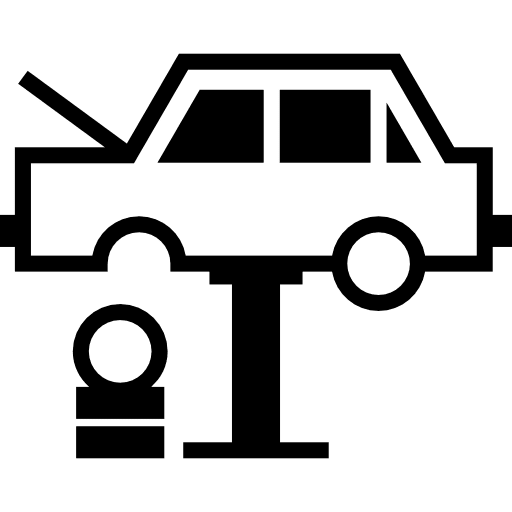 Car tire change wheels repair wheel icon