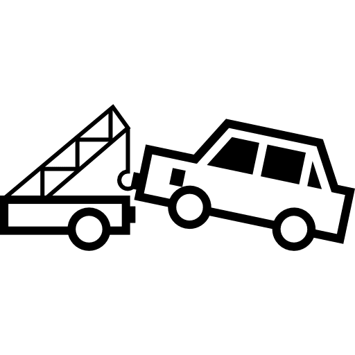 Car crane cars vehicle automobile icon