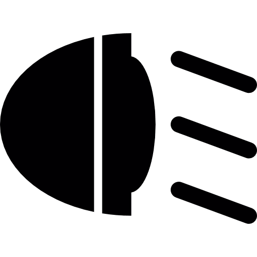 Car light lanterns transport lantern icon