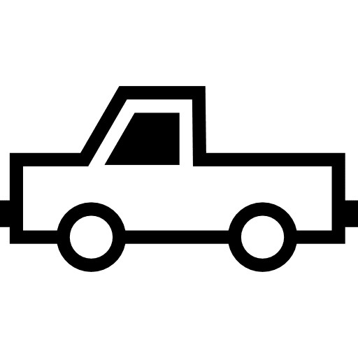 Pick up truck trucks automobile vehicle icon