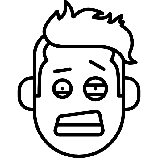 Inadequacy boy confused inadequacy icon