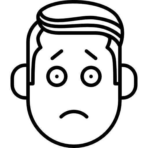 Sadness boy face sad gestures faces icon