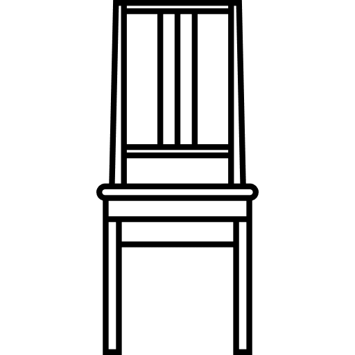 Chair office seat home icon