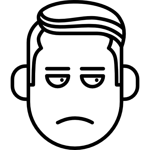 Offense face unhappy gestures mad icon