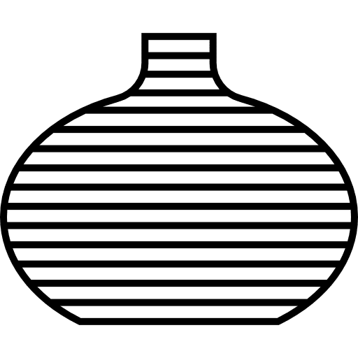 Vase decoration flowers decorative icon