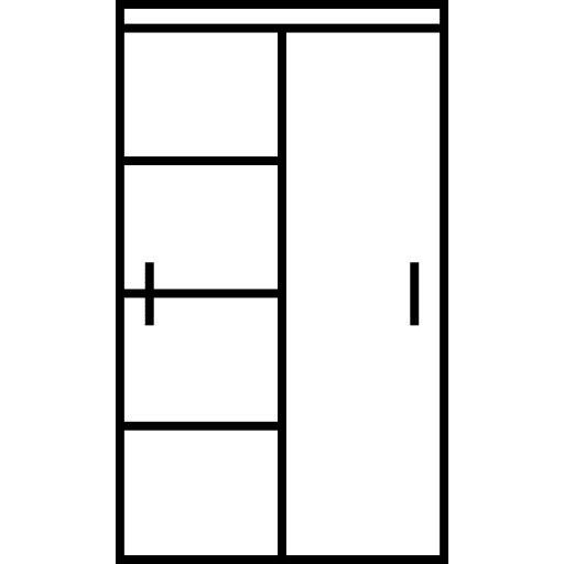 Wardrobe home cupboard bedroom icon