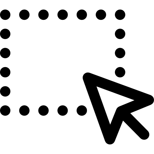 Drag graphic tool dots computing icon