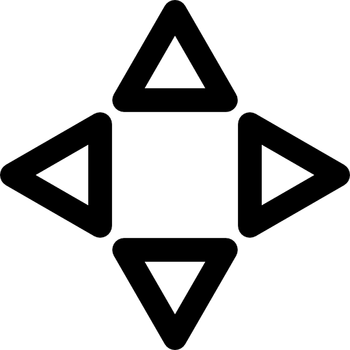 Navigation arrows multimedia option arrows directional icon