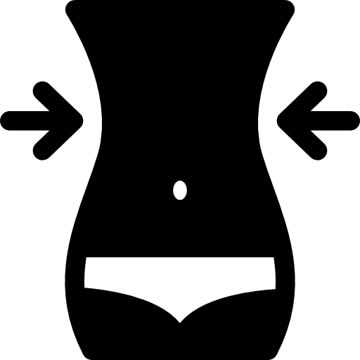 Diet healthy belly arrows icon