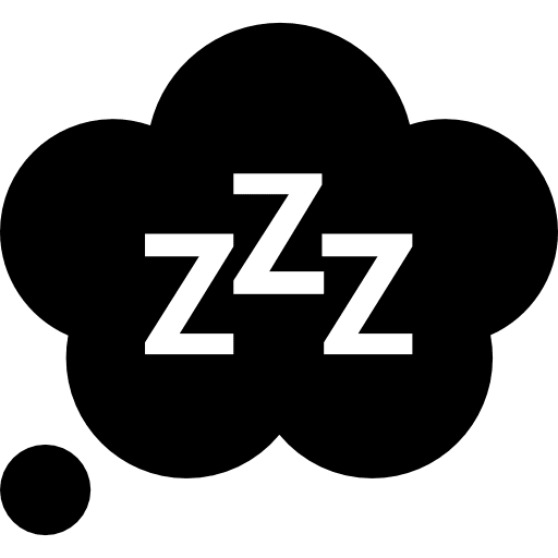 Sleep sleeping medical dreams icon