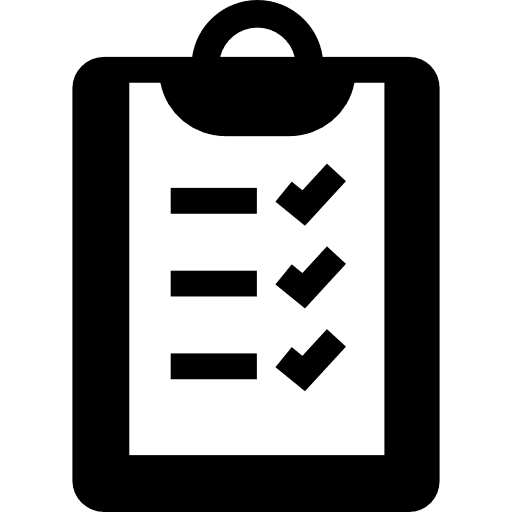 To do list listing notepad watchlist icon