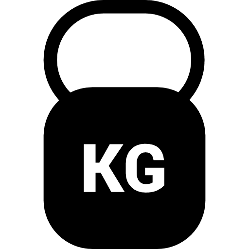 Weight tool healthy exercise icon