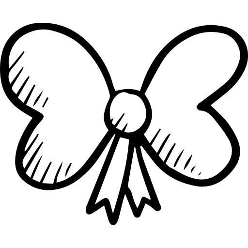 Bow tie fashion elegant accessory icon