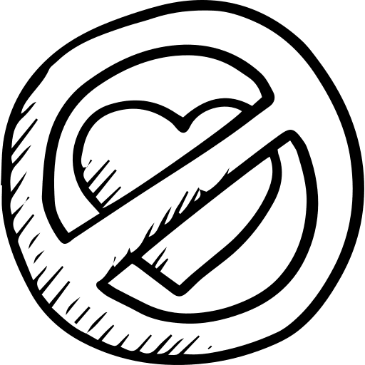 Forbidden love forbidden heart icon