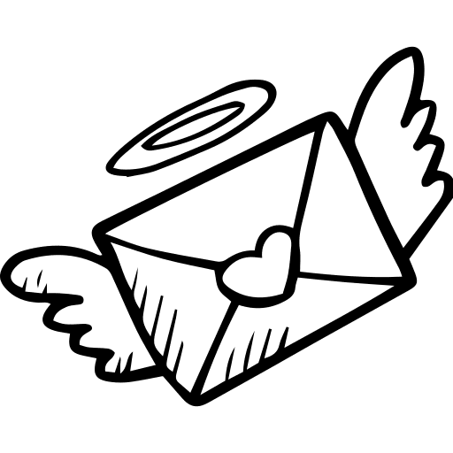 Love letter other romantic love icon