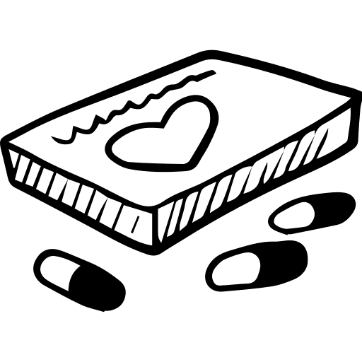 Medicine romantic medicine medical icon