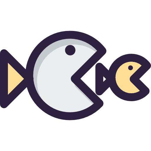 Fishes fish sea life animal icon