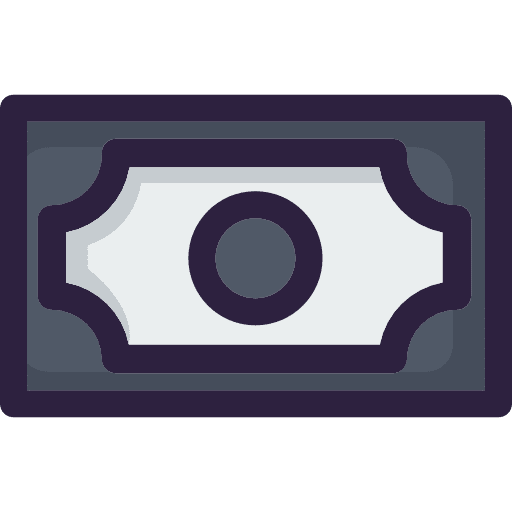 Money notes business and finance currency icon