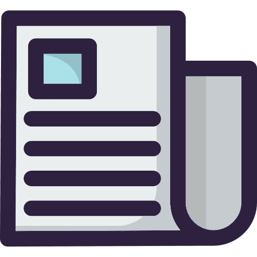 News newspaper communications interface icon