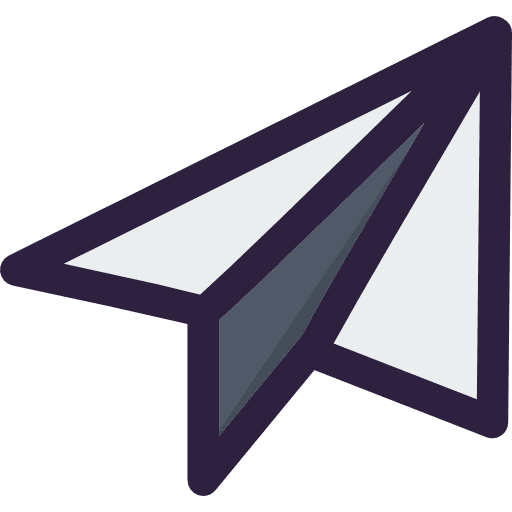 Paper plane paper plane origami hobbies and free time icon