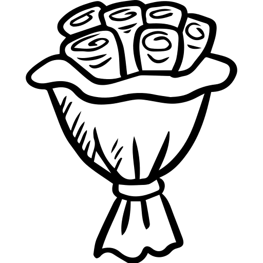 Roses romance love valentines icon