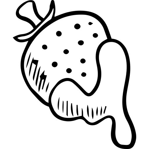 Strawberry vegan strawberry food icon