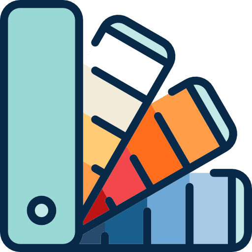 Pantone paint colors miscellaneous icon