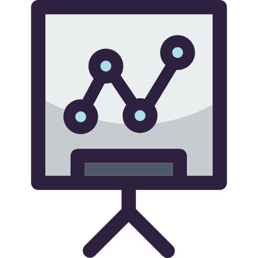 Stats business and finance statistics finances icon