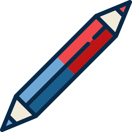 Pencil edit education tools and utensils icon