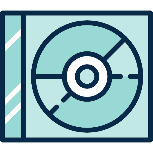 Compact disc compact disc dvd multimedia icon