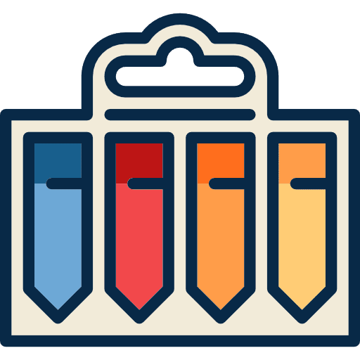 Markers markers stickers stationary icon