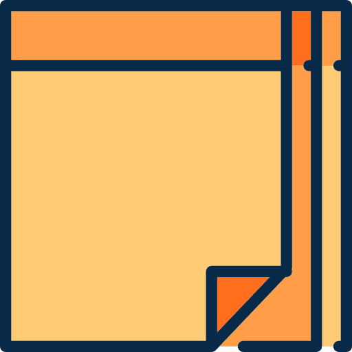 Notes notepad school material files and folders icon