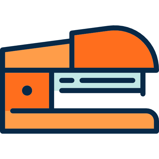 Stapler school material office material tools and utensils icon