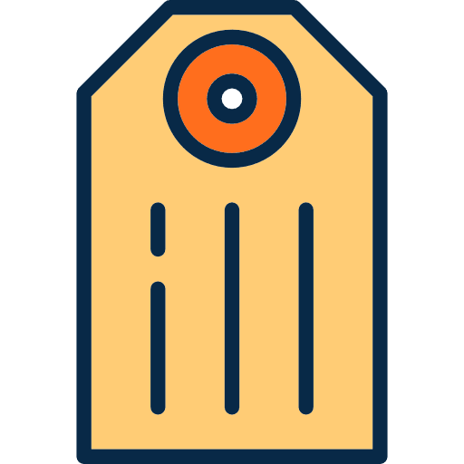 Tag price tag tag shopping icon