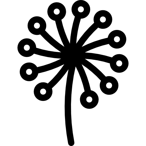 Flower petals blossom flower icon