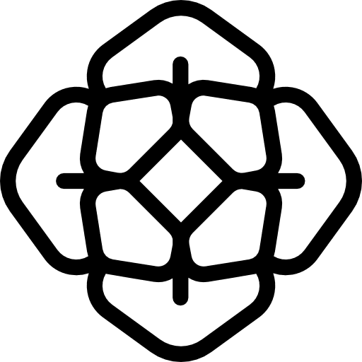 Flower petals flower blossom icon