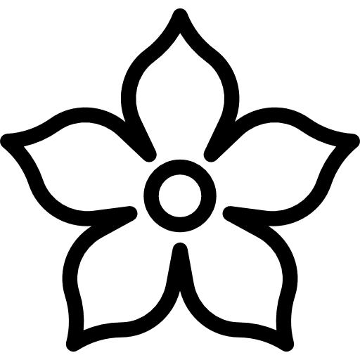 Flower petals flower nature icon