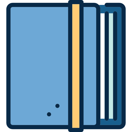 Notebook notebook agenda bookmark icon