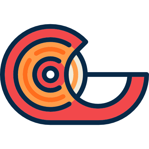 Tape office material adhesives masking tape icon