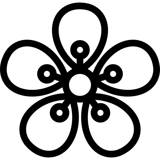 Flower nature botanical flower icon