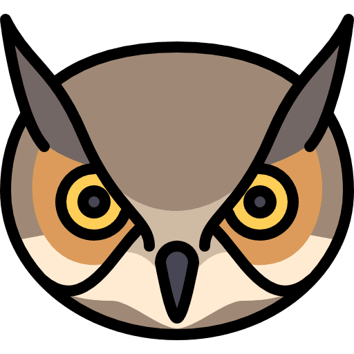 Owl wildlife animals animal icon