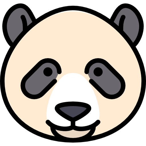 Panda bear panda animal kingdom zoo icon