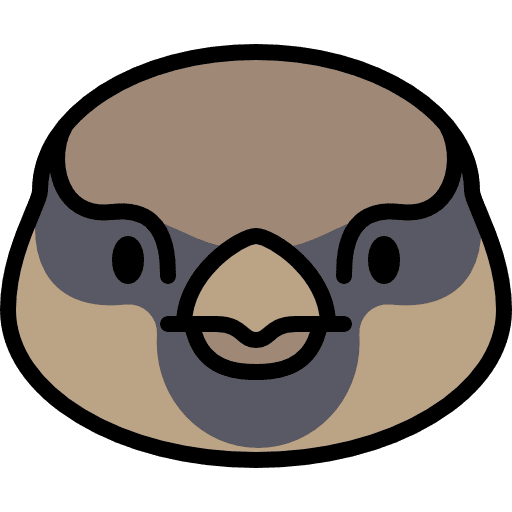 Sparrow wild wildlife bird icon